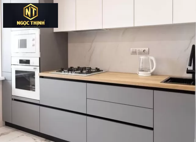 TỦ BẾP HIỆN ĐẠI - TB06